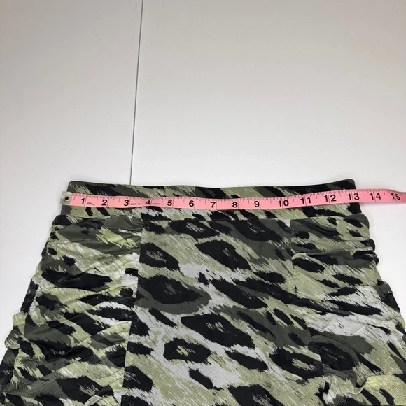 Adrienne Landau Onyx Jade Collection Ruched Mesh Skirt Size S NWT - Picture 5 of 11